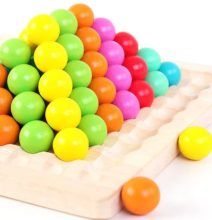 Wooden Board Bead Game