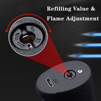 One Button Ignition Torch Lighter