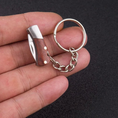 Mini Folding Knife Key Chain