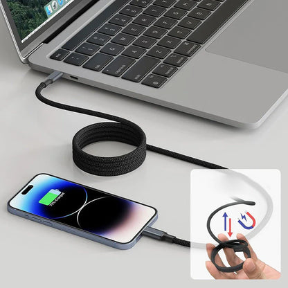 Creative Folding Magnetic Data Cable