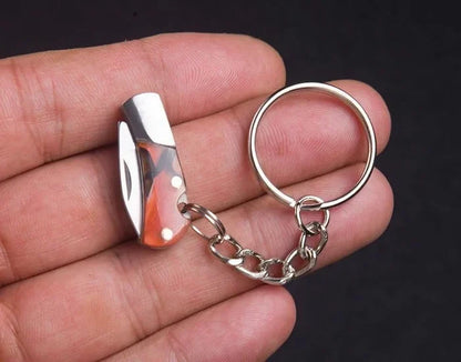 Mini Folding Knife Key Chain