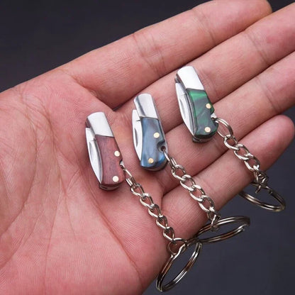 Mini Folding Knife Key Chain