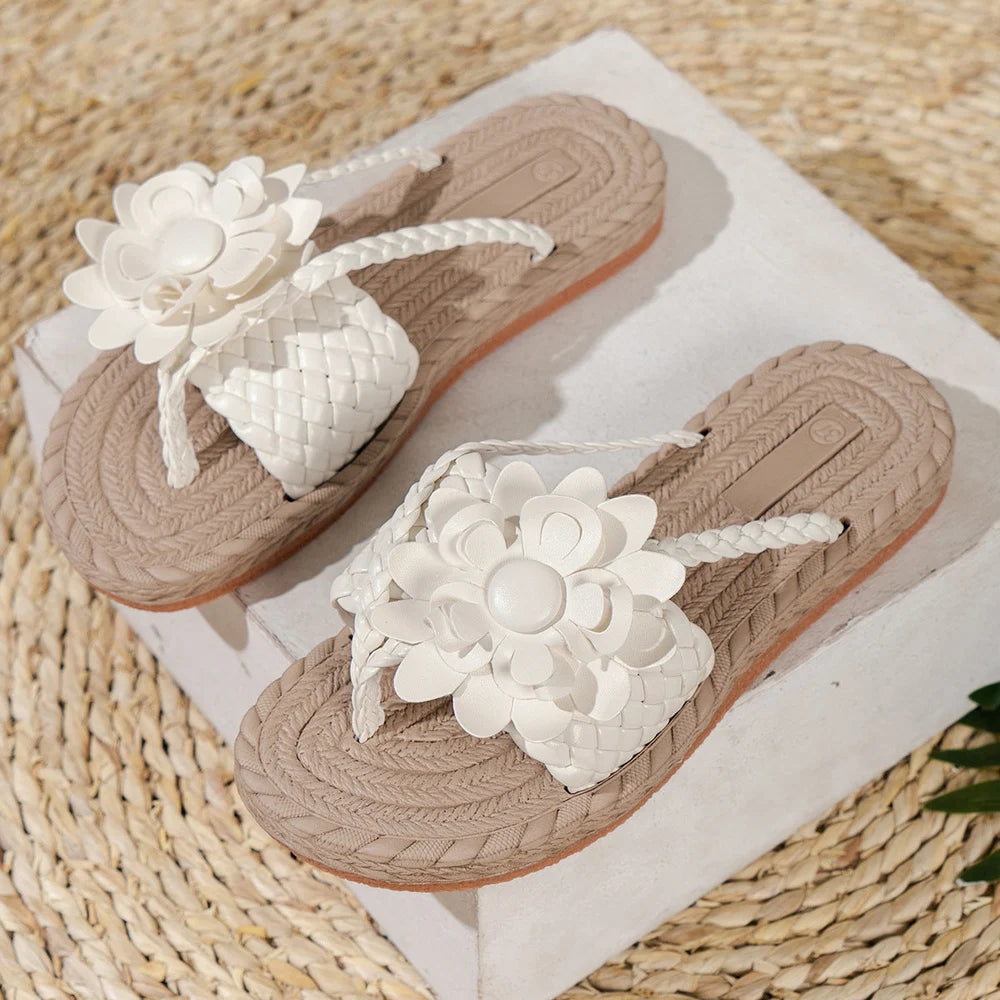 Women's Floral Trendy Flat Slippers