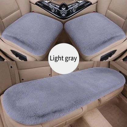 Plush Car Seat Cushion