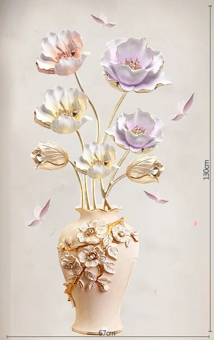 Flower Wall Sticker Wallpaper