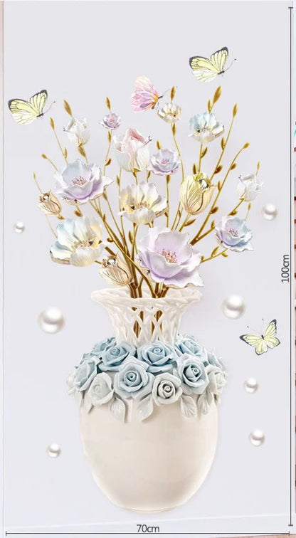 Flower Wall Sticker Wallpaper